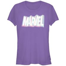Детская футболка с волнистым логотипом Marvel Marvel