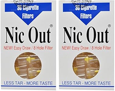 Set of 2 As Seen on TV Nic Out Cigarette Low Nicotine Filter Psi