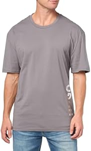 HUGO Men's Vertical Logo Short Sleeve Swim Shirt Hugo