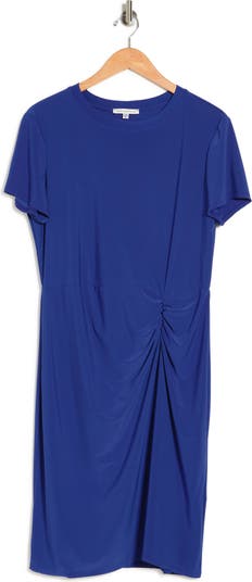 Платье-футболка с рюшами спереди TASH AND SOPHIE