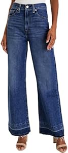 Astylish Womens High Waisted Wide Leg Jeans Stretchy Baggy Straight Leg Denim Pants Astylish