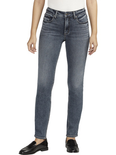 Прямые джинсы со средней посадкой Most Wanted L63413EDB341 Silver Jeans Co.