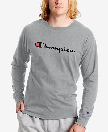 Мужская футболка с длинным рукавом и логотипом Script Champion