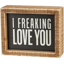 By Kathy Love You Inset Box Sign Table Decor By Kathy