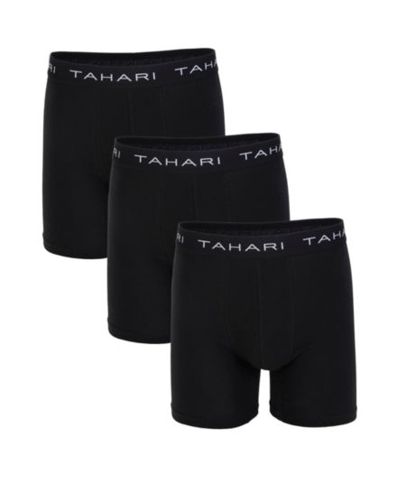 3 пары трусов-боксеров из эластичного хлопка с логотипом Tahari