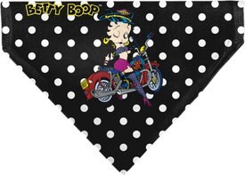 Buckle-Down Betty Boop Biker Betty Winking & Polka Dot Dog Bandana Buckle-Down