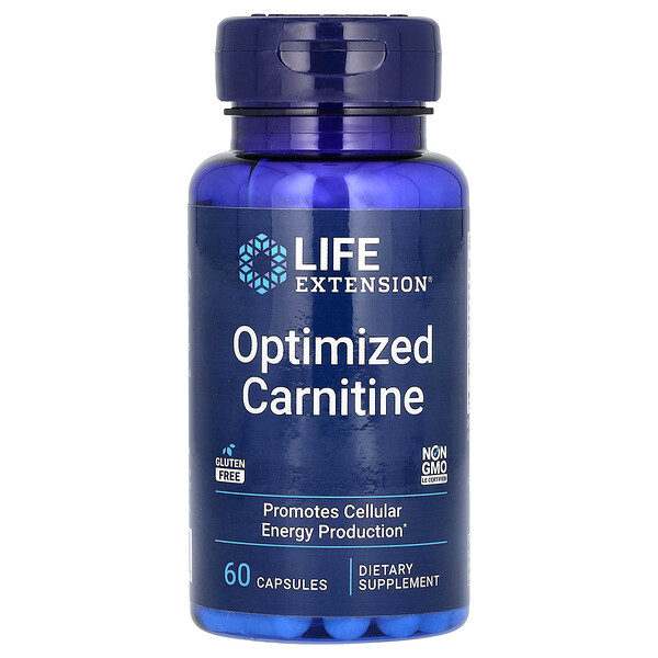 Оптимизированный Карнитин - 60 капсул - Life Extension Life Extension