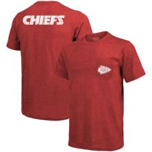 Футболка Kansas City Chiefs Majestic Threads с карманами из трех смесей - Heasted Red Majestic