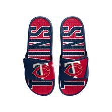 Мужские сандалии FOCO Minnesota Twins Logo Gel Slides Unbranded