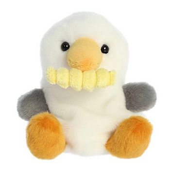 Aurora Mini White Palm Pals 5" Buoy Seagull With Fry Adorable Stuffed Animal Palm Pals