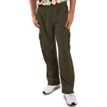 Мужские флисовые спортивные штаны-карго Vibes свободного кроя с открытым низом и шнурком Vibes