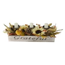 Northlight Harvest Artificial Sunflower Candle Holder Centerpiece Table Decor Northlight