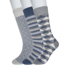 Мужские носки Sonoma Goods For Life®, комплект из 3 пар носков с рисунком SONOMA