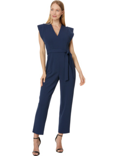 V-Neck Jumpsuit with Extended Sleeve Detail Calvin Klein