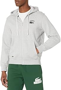 Lacoste Men's Long Sleeve Classic Fit French Terry Zip-up Hoodie Lacoste