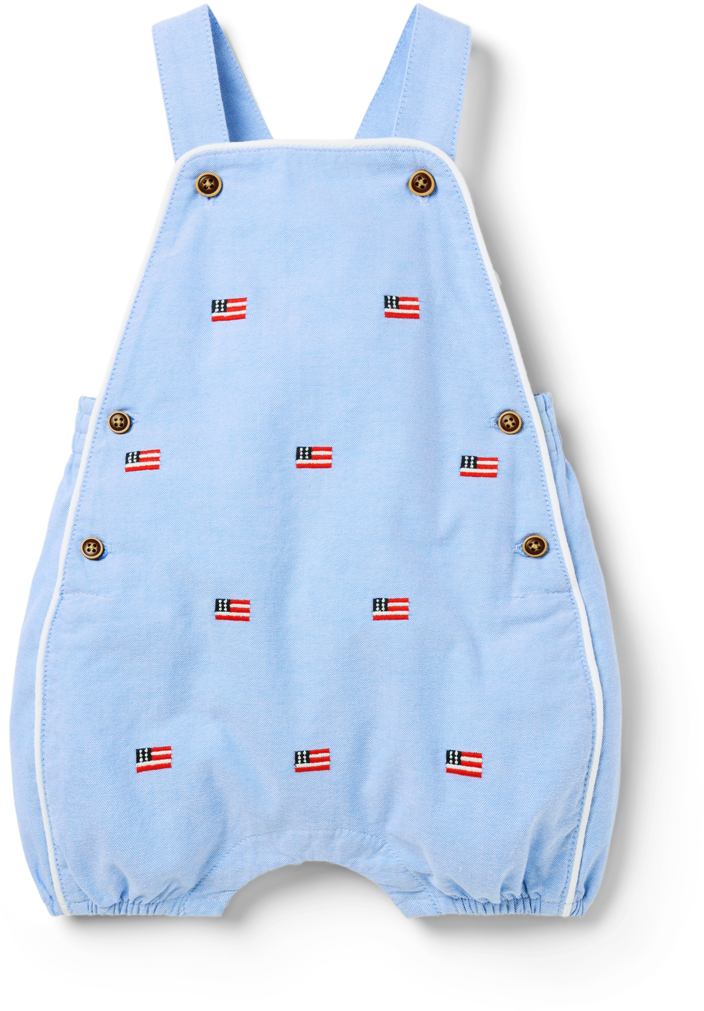 Flag Embroidered Overall (Infant) Janie and Jack