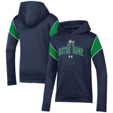Youth Under Armour Navy Notre Dame Fighting Irish Gameday Performance Pullover Hoodie Under Armour