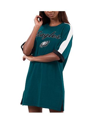 Зеленое женское платье-кроссовки с флагом Philadelphia Eagles G-III