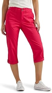 Lee Women's Ultra Lux Comfort with Flex-to-go Cargo Capri Pant Lee