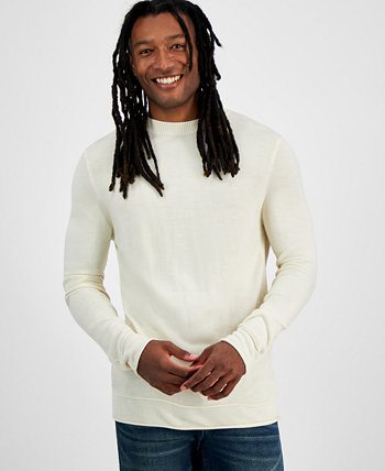 Мужской однотонный свитер обычного кроя с круглым вырезом, созданный для Macy's And Now This