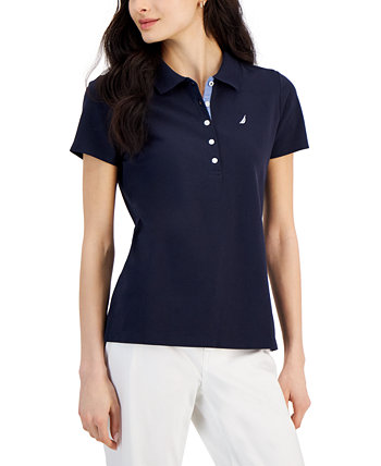 Женская блузка с коротким рукавом и воротником-поло от Nautica Jeans Nautica Jeans