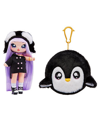 2 in 1 Cozy Series Lavender Penguin Na! Na! Na! Surprise