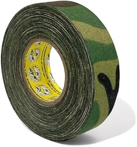 Hockey Tape Green Camo Cloth 1" x 20yd - 1 Pack Comp-O-Stik