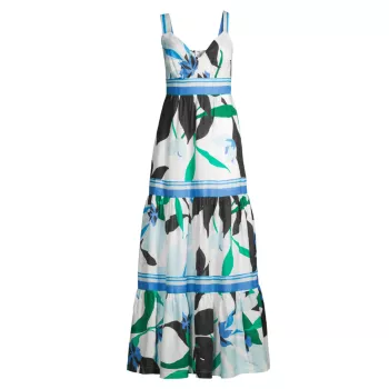 Guest Of Floral Tiered Slip Dress Hope for Flowers