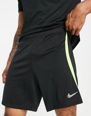 Nike Soccer Dri-FIT Strike colorblock polyknit shorts in black Nike Football