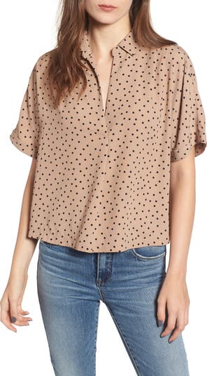 Short Sleeve Crop Blouse ALL IN FAVOR