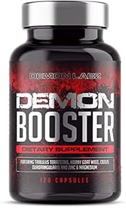 Demon Booster - 120 капсул мощного бустера с трибулусом террестрис, хризином и цинком и магнием Demon Labz