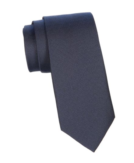 Однотонный шелковый жаккардовый галстук BRUNO PIATTELLI