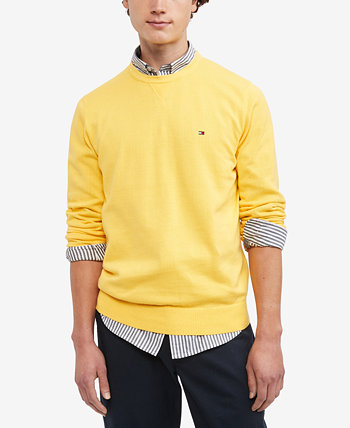Фирменный мужской свитер с круглым вырезом Tommy Hilfiger