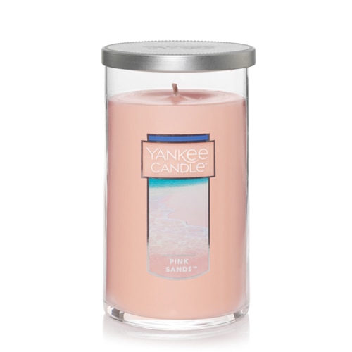 Yankee Candle Pillar Candle Pink Sands -- 1 свеча Yankee Candle