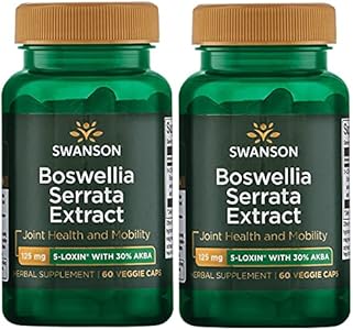 Swanson Boswellia Serrata Extract 125 mg 60 Veg Caps (Вегетарианские капсулы) 2 Pack Swanson