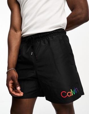 Черные плавки-шорты Calvin Klein Calvin Klein