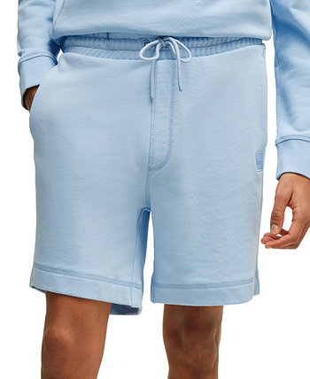 Мужские шорты обычного кроя с логотипом BOSS