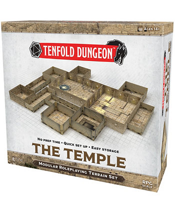 Tenfold Dungeon the Temple Modular Roleplaying Terrain 5 Piece Set 5e Ролевая игра Приключение Gale Force Nine