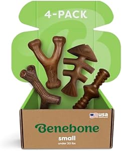 Игрушка для собак Benebone, 4 штуки, для питомцев до 13,6 кг Benebone