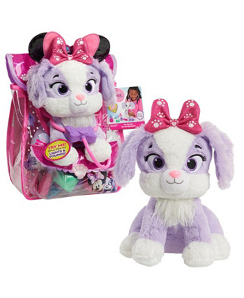 Набор рюкзака для ветеринара для домашних животных Disney Junior On-The-Go, набор для одевания и ролевых игр «Доктор» Minnie Mouse