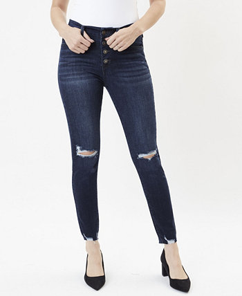 Женские джинсы скинни до щиколотки со средней пуговицей Kancan