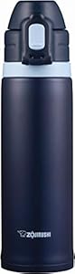 Zojirushi Direct Drinking Water Bottle, Sports Type, Stainless Steel, Straw Bottle, 0.52L, Navy Zojirushi