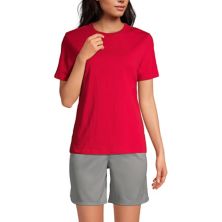 Women's Tall Lands' End School Uniform Short Sleeve Essential T-shirt Lands' End