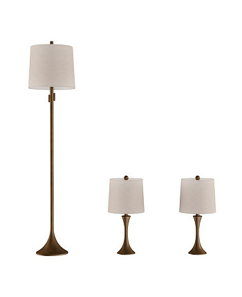 Настольные и напольные лампы - набор из 3 шт. Lavish Home