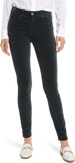 Бархатные джинсы Farrah с высокой талией AG