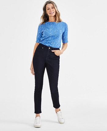 Женские джинсы скинни с пышной посадкой со средней посадкой, созданные для Macy's Style & Co
