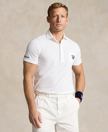 Men's Wimbledon 2024 Cotton Mesh Polo Shirt Polo Ralph Lauren