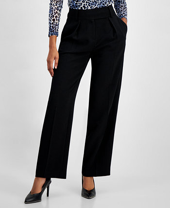Женские плиссированные брюки с закругленной талией, созданные для Macy's Bar III
