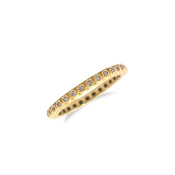 Sueno, желтое золото 18 карат & amp; Алмазное кольцо для укладки ARMENTA