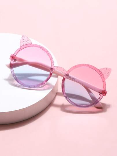 для девочек Солнцезащитные очки с тонированными линзами SHEIN